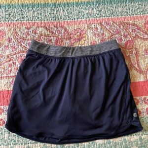 Champion Athletic Skort Skirt Shorts Layer Blue Size Small